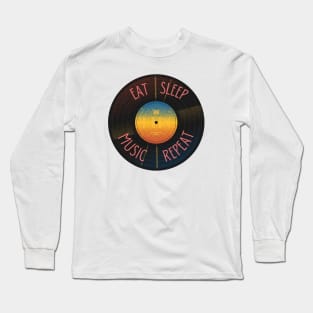 Vintage music vinyl record Long Sleeve T-Shirt